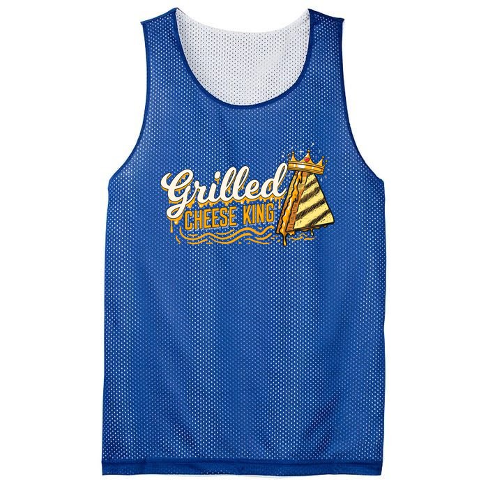 Grilled Cheese Gift Grilled Cheese King Gift Mesh Reversible Basketball Jersey Tank