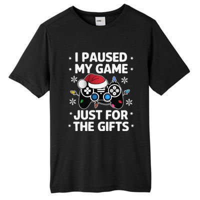 Gamer Christmas Gaming Xmas Video Games Christmas Pj Tall Fusion ChromaSoft Performance T-Shirt