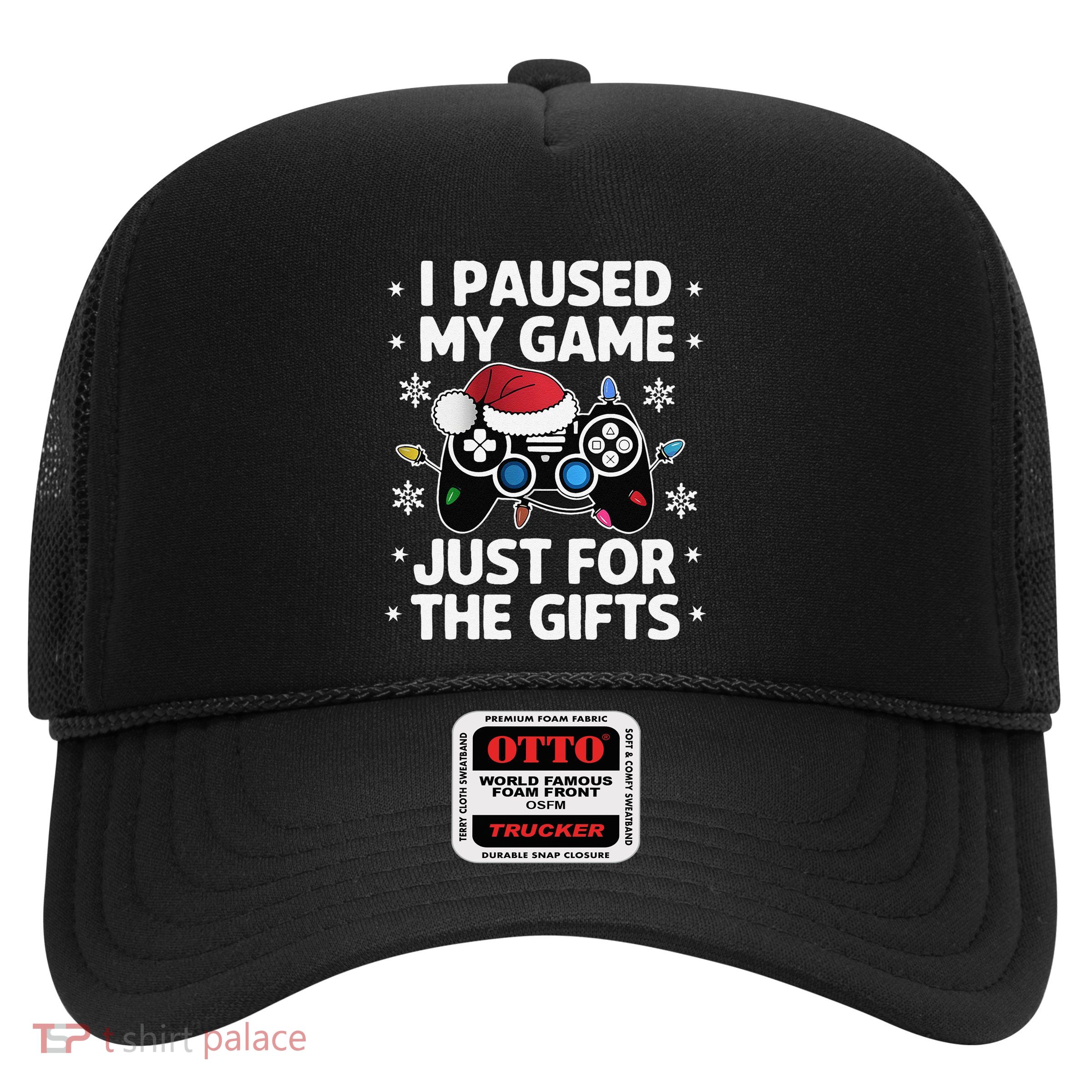 Gamer Christmas Gaming Xmas Video Games Christmas Pj Trucker Hat