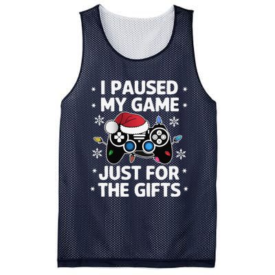 Gamer Christmas Gaming Xmas Video Games Christmas Pj Mesh Reversible Basketball Jersey Tank