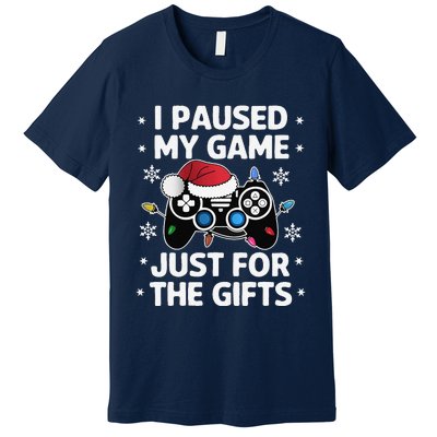 Gamer Christmas Gaming Xmas Video Games Christmas Pj Premium T-Shirt