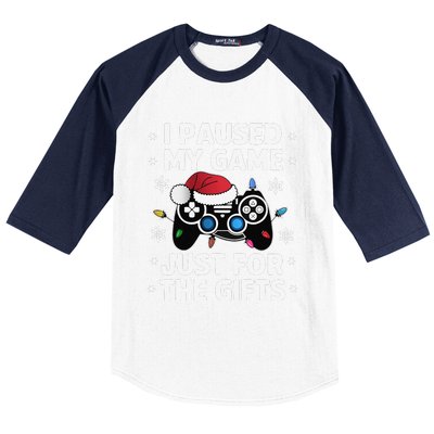 Gamer Christmas Gaming Xmas Video Games Christmas Pj Baseball Sleeve Shirt