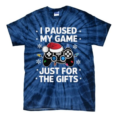 Gamer Christmas Gaming Xmas Video Games Christmas Pj Tie-Dye T-Shirt