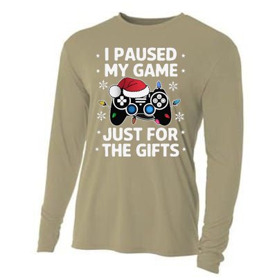 Gamer Christmas Gaming Xmas Video Games Christmas Pj Cooling Performance Long Sleeve Crew