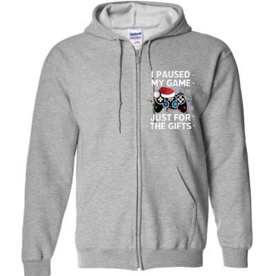 Gamer Christmas Gaming Xmas Video Games Christmas Pj Full Zip Hoodie