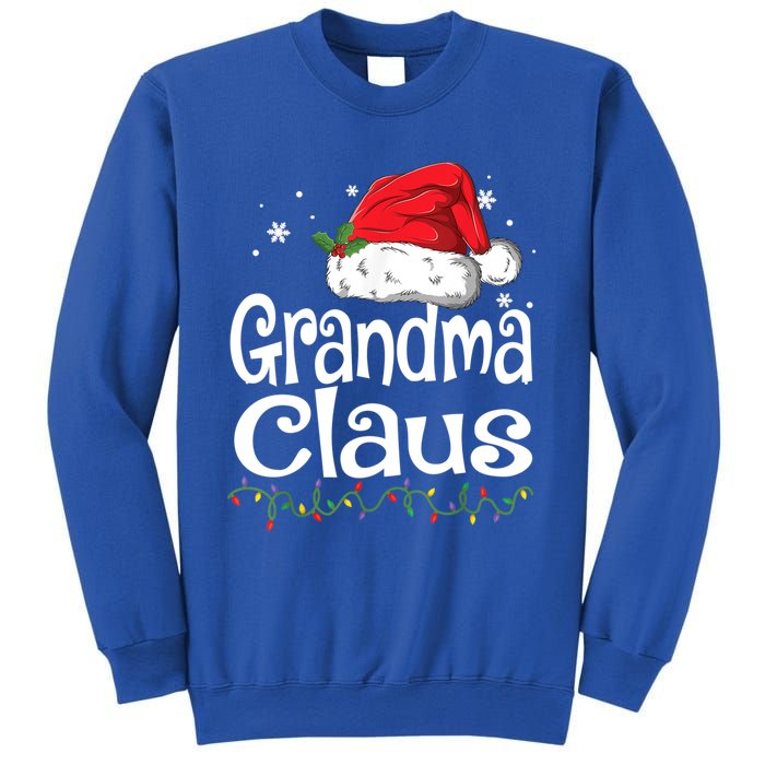 Grandma Claus Gift Christmas Pajama Family Matching Xmas Gift Sweatshirt