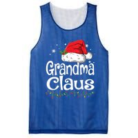 Grandma Claus Gift Christmas Pajama Family Matching Xmas Gift Mesh Reversible Basketball Jersey Tank