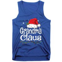 Grandma Claus Gift Christmas Pajama Family Matching Xmas Gift Tank Top