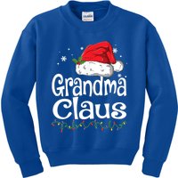 Grandma Claus Gift Christmas Pajama Family Matching Xmas Gift Kids Sweatshirt