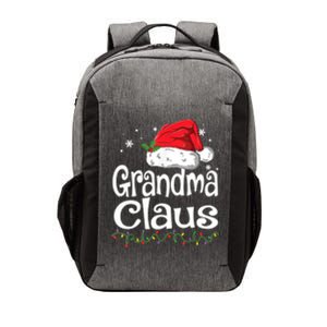 Grandma Claus Gift Christmas Pajama Family Matching Xmas Gift Vector Backpack