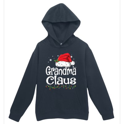 Grandma Claus Gift Christmas Pajama Family Matching Xmas Gift Urban Pullover Hoodie