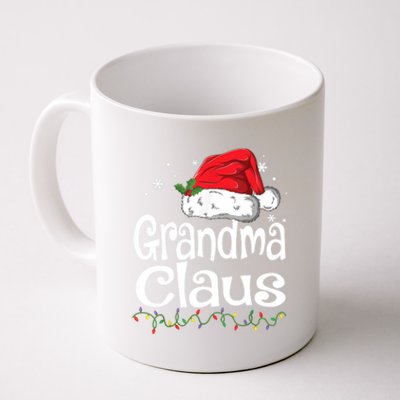 Grandma Claus Gift Christmas Pajama Family Matching Xmas Gift Coffee Mug