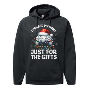 Gamer Christmas Gaming Xmas Video Games Christmas Pj Gift Performance Fleece Hoodie