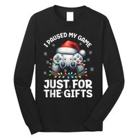 Gamer Christmas Gaming Xmas Video Games Boy Christmas Pj Long Sleeve Shirt