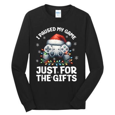 Gamer Christmas Gaming Xmas Video Games Boy Christmas Pj Tall Long Sleeve T-Shirt