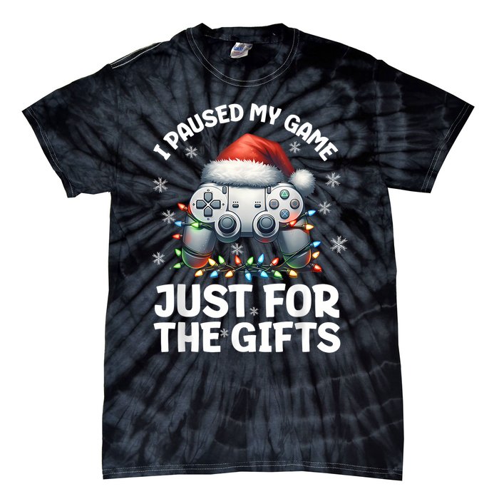 Gamer Christmas Gaming Xmas Video Games Boy Christmas Pj Tie-Dye T-Shirt