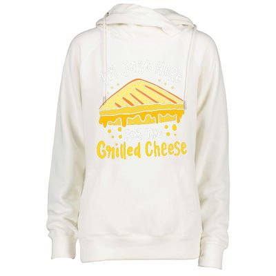 Grilled Cheese Womens Funnel Neck Pullover Hood