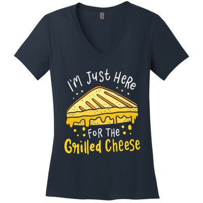 Grilled Cheese Women's V-Neck T-Shirt