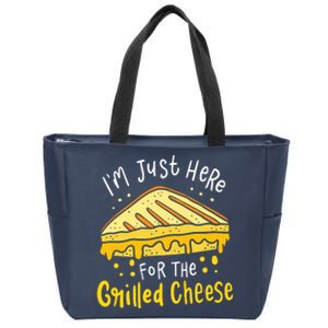 Grilled Cheese Zip Tote Bag