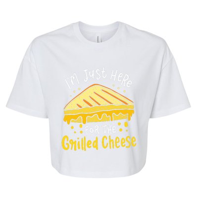 Grilled Cheese Bella+Canvas Jersey Crop Tee