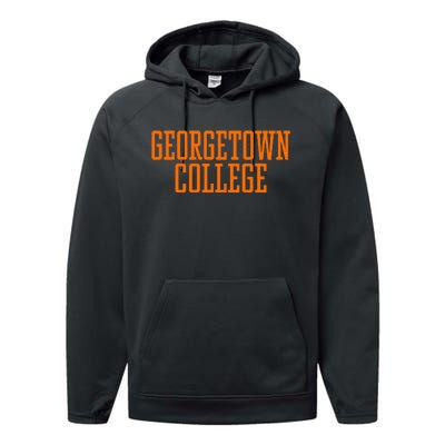 Georgetown College Performance Fleece Hoodie