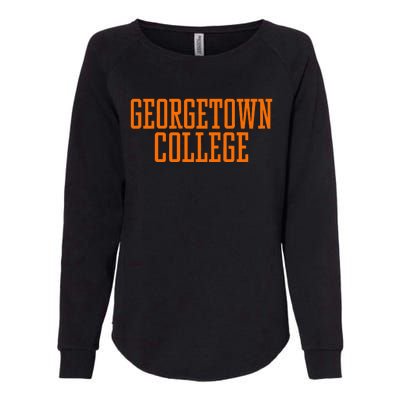 Georgetown College Womens California Wash Sweatshirt