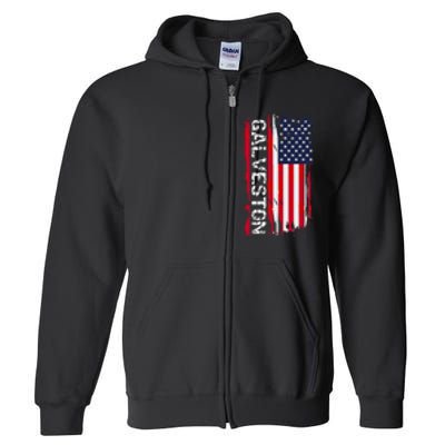 Galveston City Full Zip Hoodie