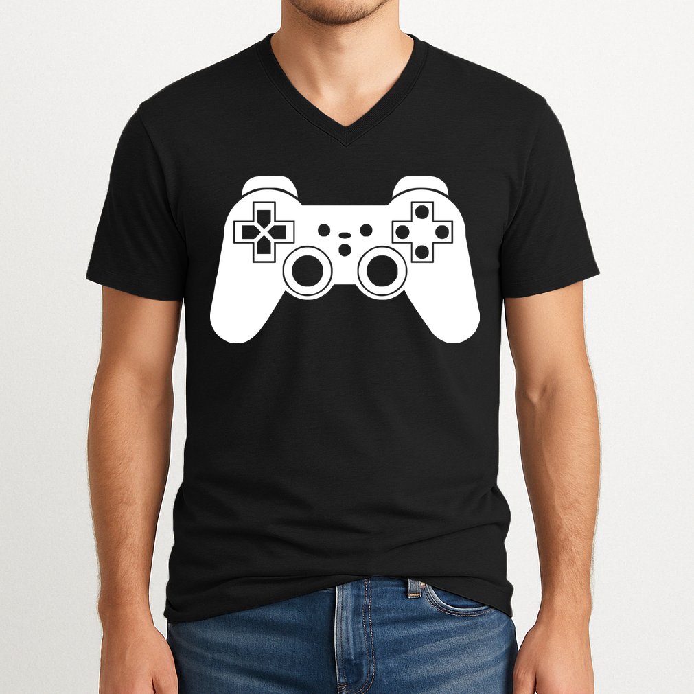 Game Controller V-Neck T-Shirt