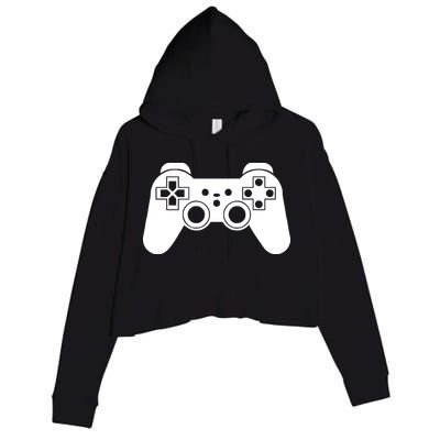 Game Controller Crop Fleece Hoodie