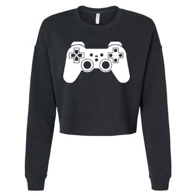 Game Controller Cropped Pullover Crew