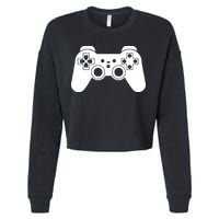 Game Controller Cropped Pullover Crew
