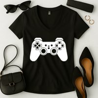 Game Controller Women's V-Neck T-Shirt