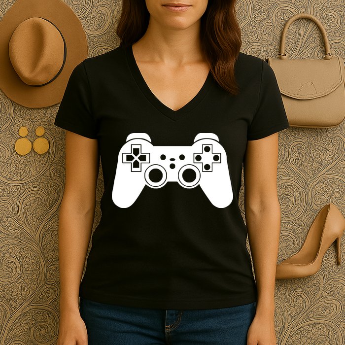 Game Controller Women's V-Neck T-Shirt