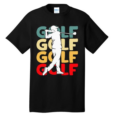 Golf Club Golfing Golfer Tall T-Shirt