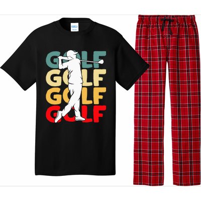 Golf Club Golfing Golfer Pajama Set