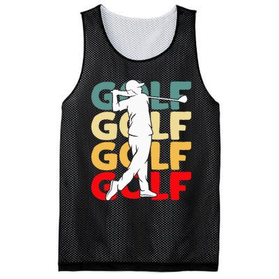 Golf Club Golfing Golfer Mesh Reversible Basketball Jersey Tank