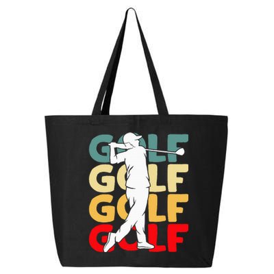 Golf Club Golfing Golfer 25L Jumbo Tote