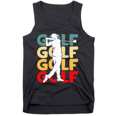 Golf Club Golfing Golfer Tank Top