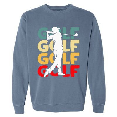 Golf Club Golfing Golfer Garment-Dyed Sweatshirt