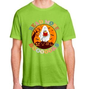 Groovy Cute Ghost Boo Read More Books Funny Halloween Adult ChromaSoft Performance T-Shirt