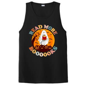 Groovy Cute Ghost Boo Read More Books Funny Halloween PosiCharge Competitor Tank