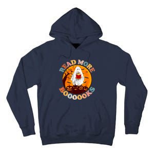 Groovy Cute Ghost Boo Read More Books Funny Halloween Tall Hoodie