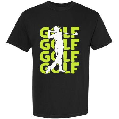 Golf Club Golfing Golfer Garment-Dyed Heavyweight T-Shirt