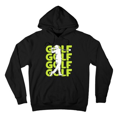 Golf Club Golfing Golfer Hoodie