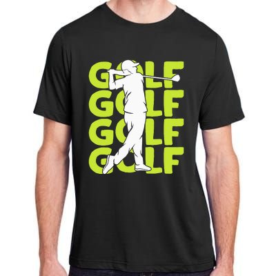 Golf Club Golfing Golfer Adult ChromaSoft Performance T-Shirt