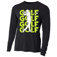 Golf Club Golfing Golfer Cooling Performance Long Sleeve Crew