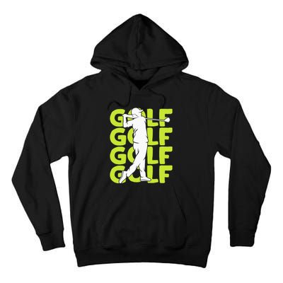 Golf Club Golfing Golfer Tall Hoodie