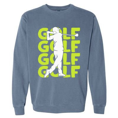 Golf Club Golfing Golfer Garment-Dyed Sweatshirt