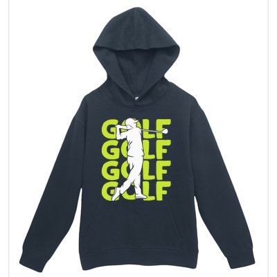 Golf Club Golfing Golfer Urban Pullover Hoodie