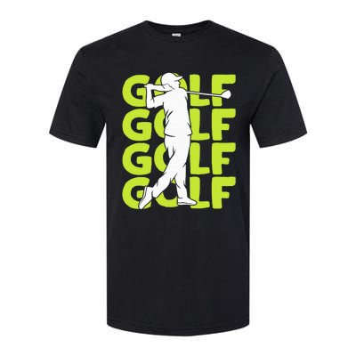 Golf Club Golfing Golfer Softstyle CVC T-Shirt